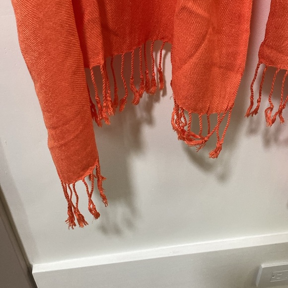 Orange Pashmina - Picture 2 of 2
